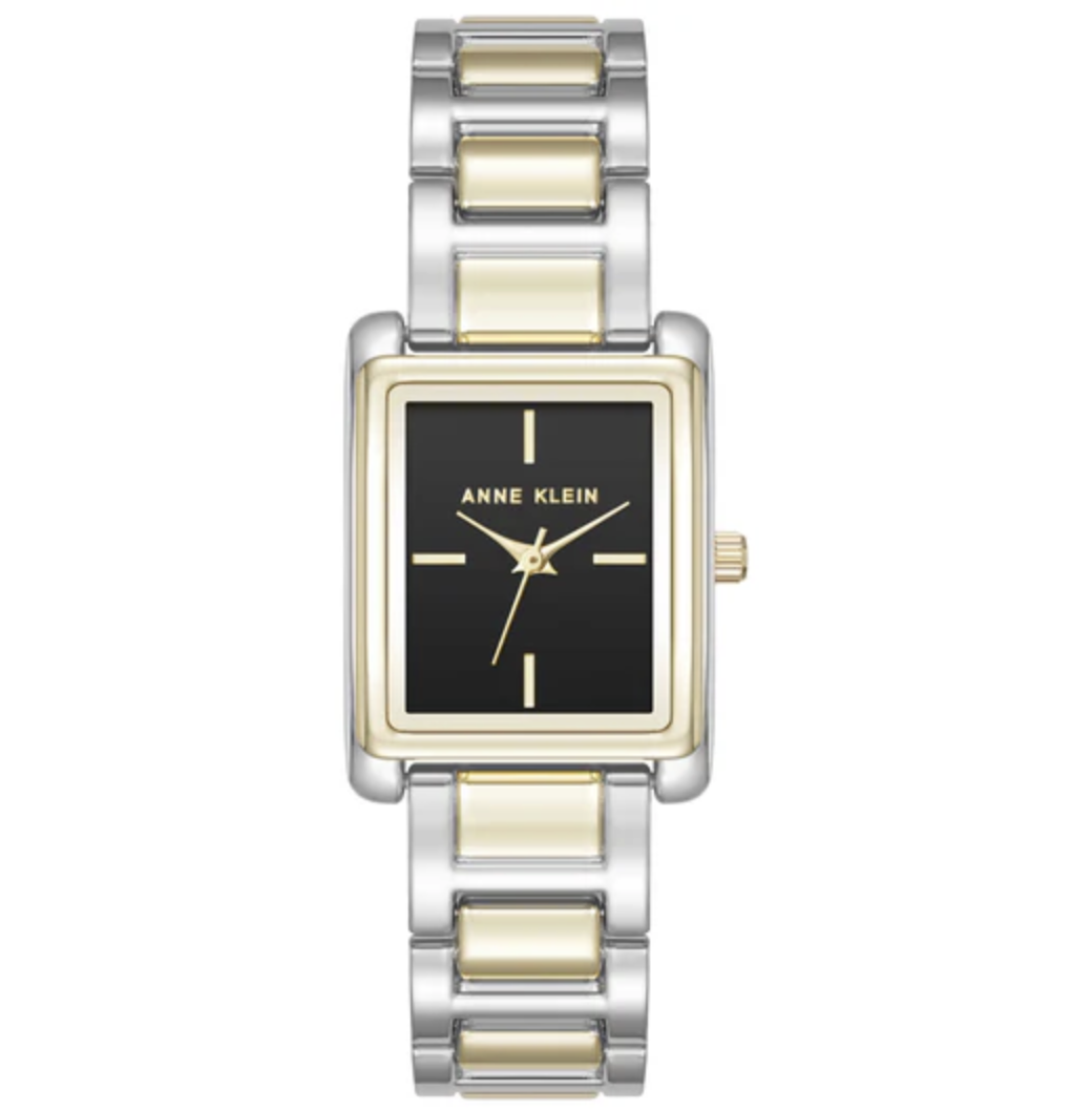 ORIG & IMPORTED Anne Klein AK Two Tone Watch Gold/Silver AK-5217BKTT