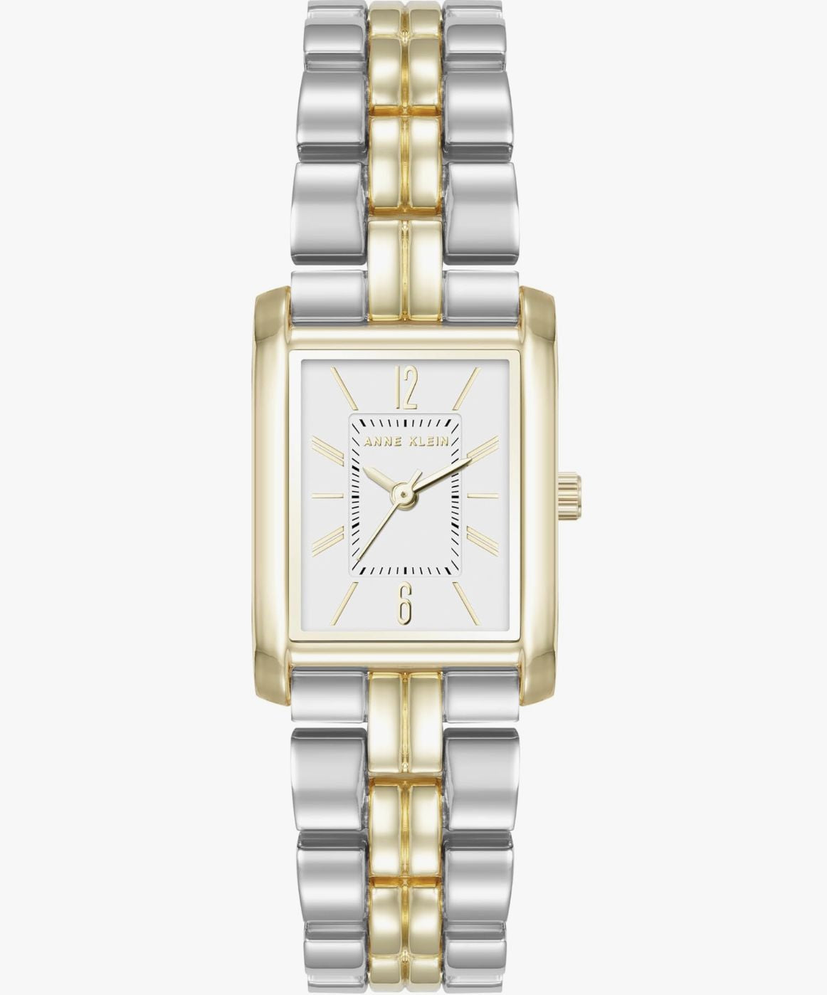 ORIG & IMPORTED Anne Klein AK Two Tone Watch Gold/Silver AK-5305BKTT