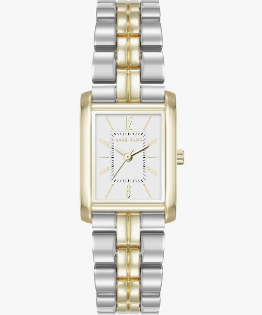 ORIG & IMPORTED Anne Klein AK Two Tone Watch Gold/Silver AK-5305BKTT