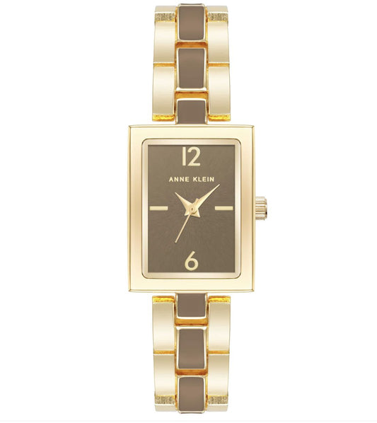ORIG & IMPORTED Anne Klein AK Gold/Taupe Watch AK/4210TPGB