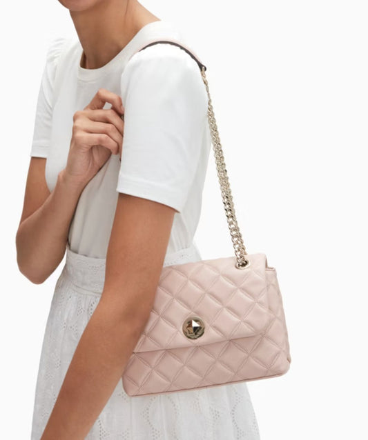 ORIG Preloved KateSpade KS Natalia Small Flap Crossbody Pink Bag