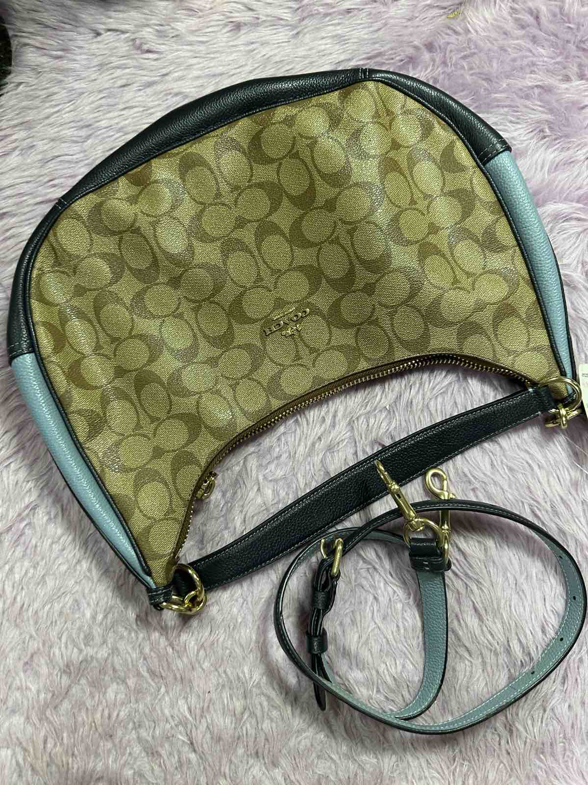 ORIG & IMPORTED Coach East/West Harley Hobo Shoulder Brown Bag