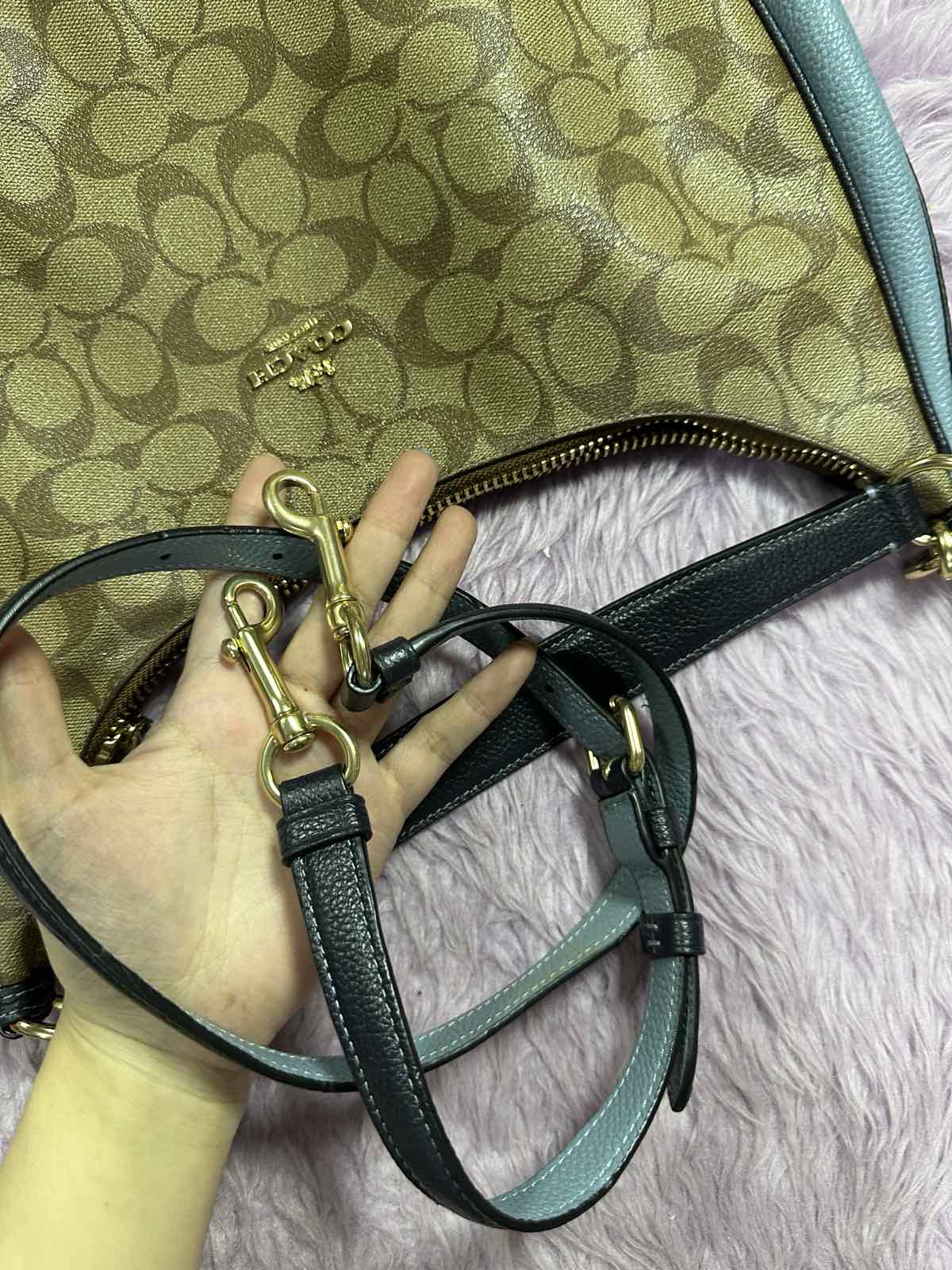 ORIG & IMPORTED Coach East/West Harley Hobo Shoulder Brown Bag