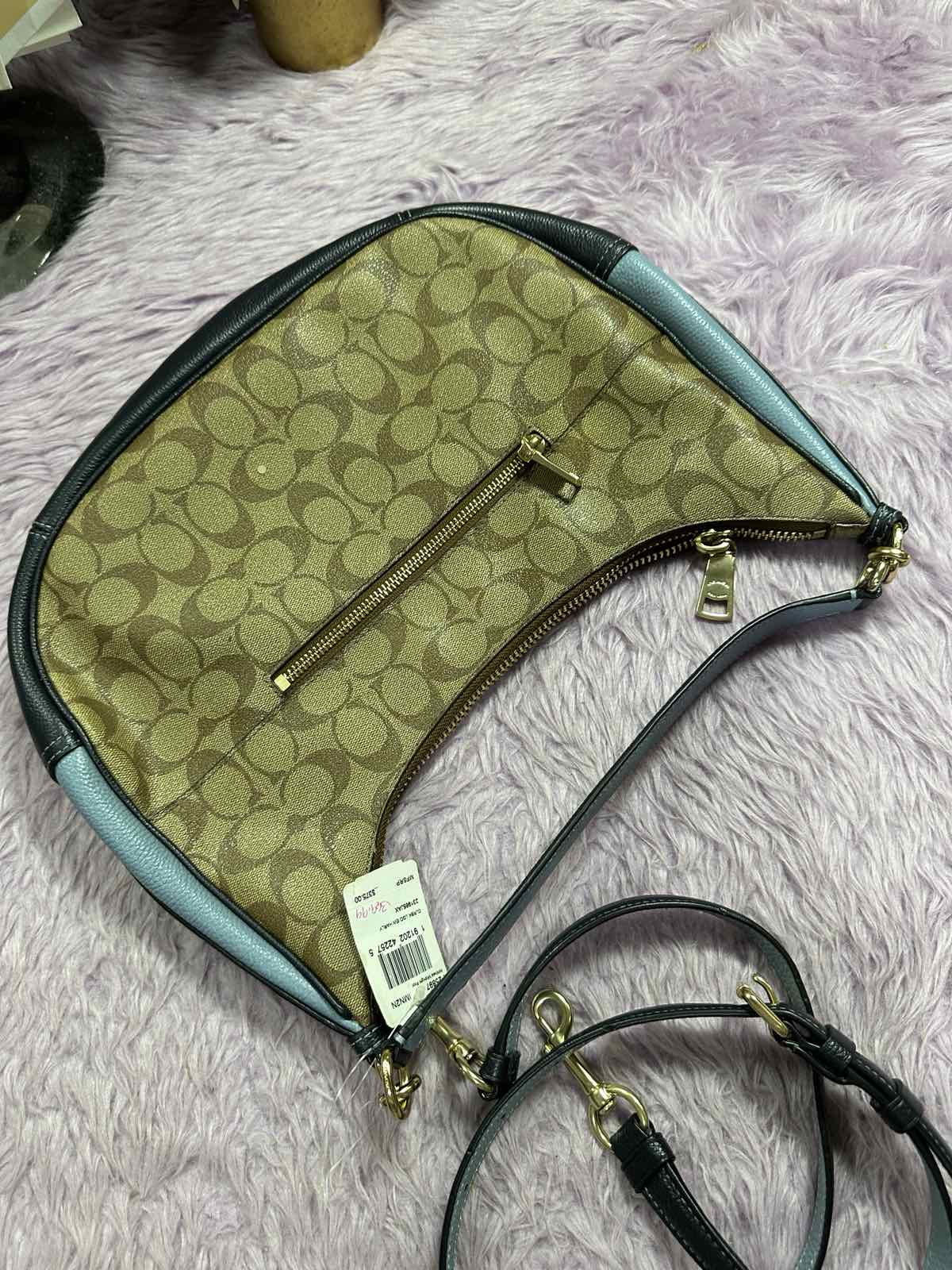 ORIG & IMPORTED Coach East/West Harley Hobo Shoulder Brown Bag