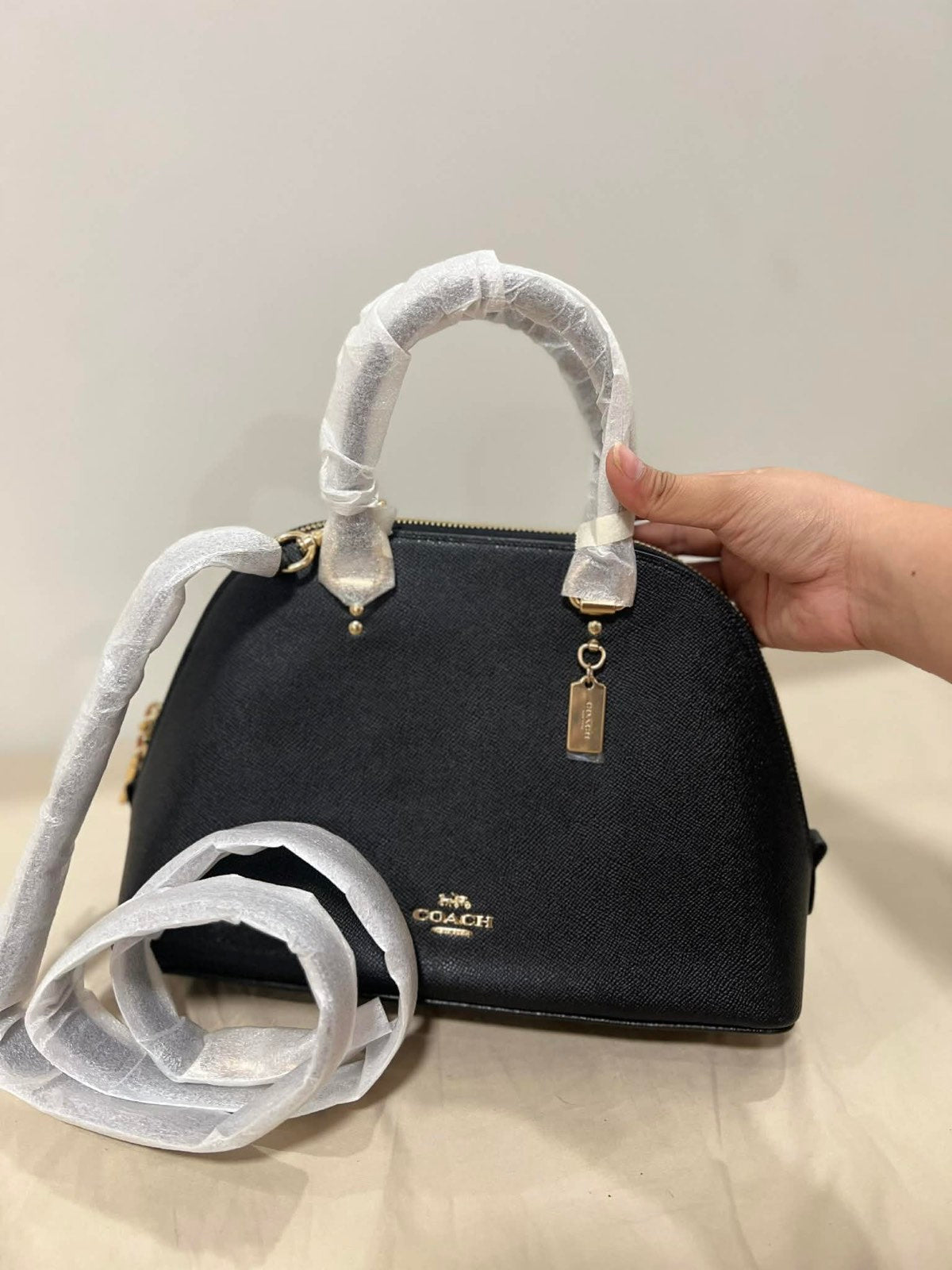 ORIG & IMPORTED Coach Katy Satchel Black Bag