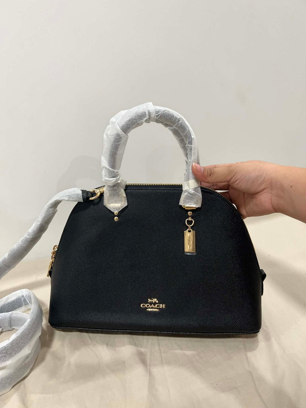 ORIG & IMPORTED Coach Katy Satchel Black Bag
