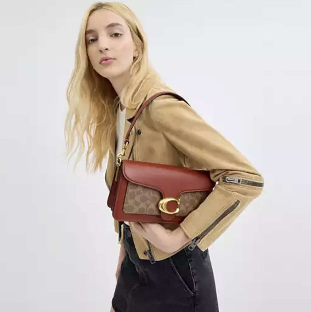 ORIG & IMPORTED Coach Retail RARE Tabby Shoulder Bag 26 Tan Brown Bag