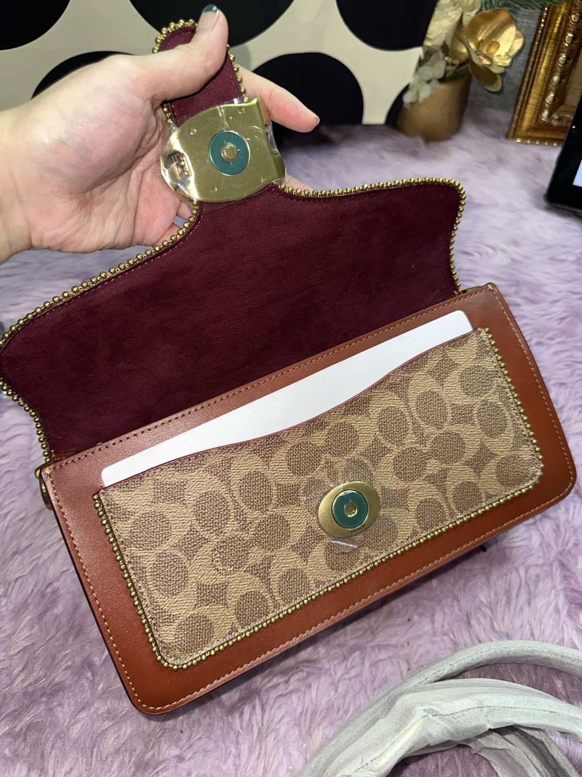 ORIG & IMPORTED Coach Retail RARE Tabby Shoulder Bag 26 Tan Brown Bag