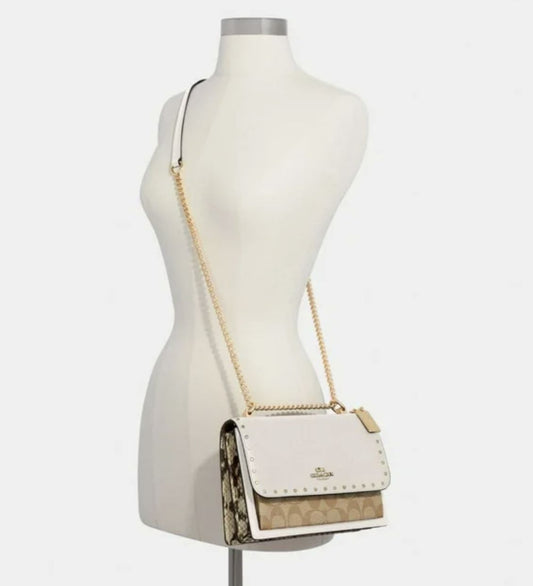 ORIG & IMPORTED Coach RARE Klare Crossbody White Bag