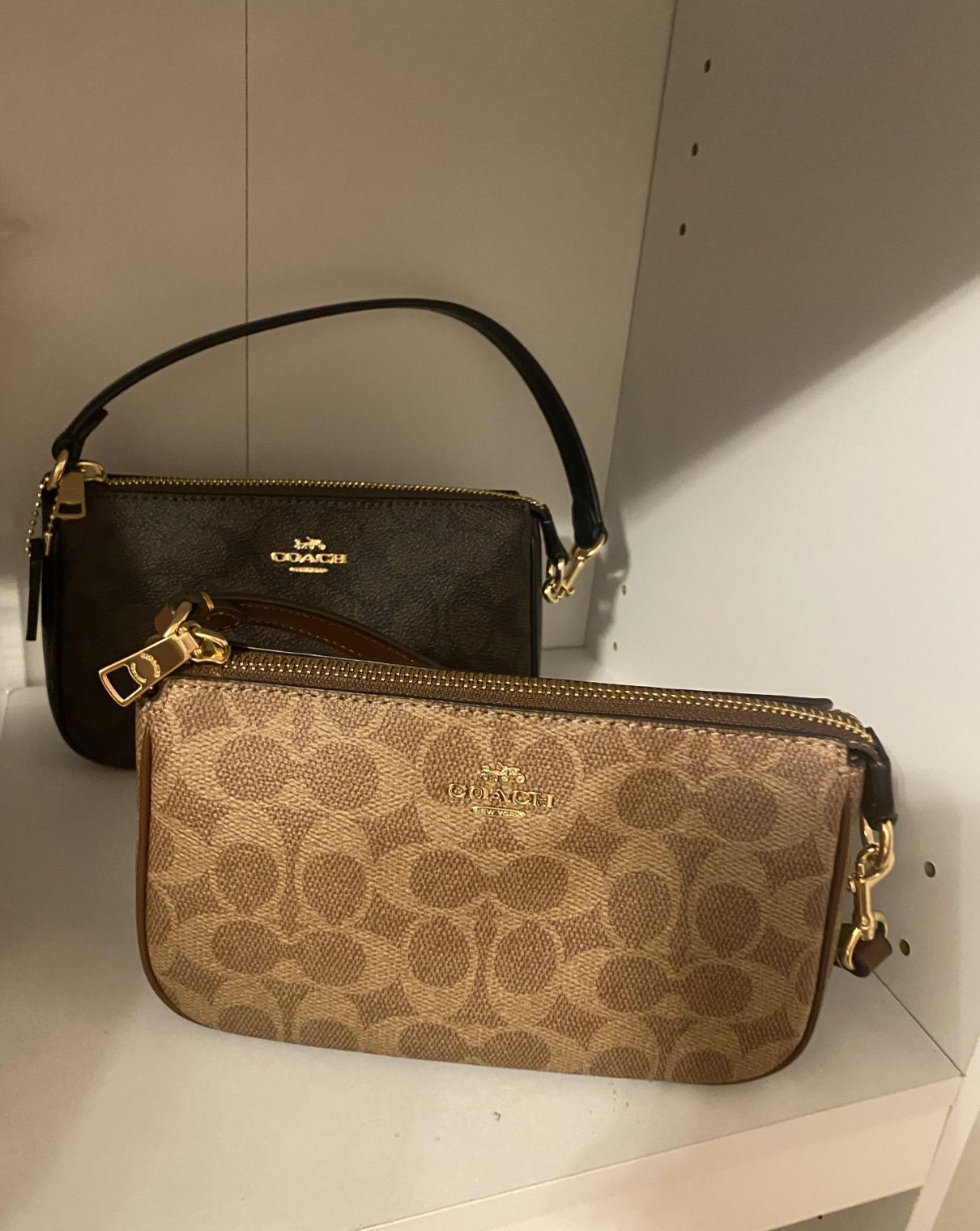 ORIG & IMPORTED Coach Nolita 19 in Tan Small Khaki Brown Bag