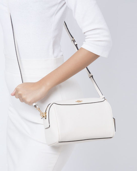 ORIG Preloved Coach Mini Bennett Small White Crossbody Bag