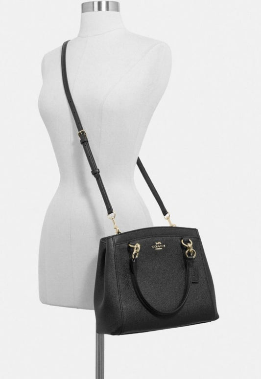 ORIG Preloved Coach Minetta Crossbody Satchel Black Bag