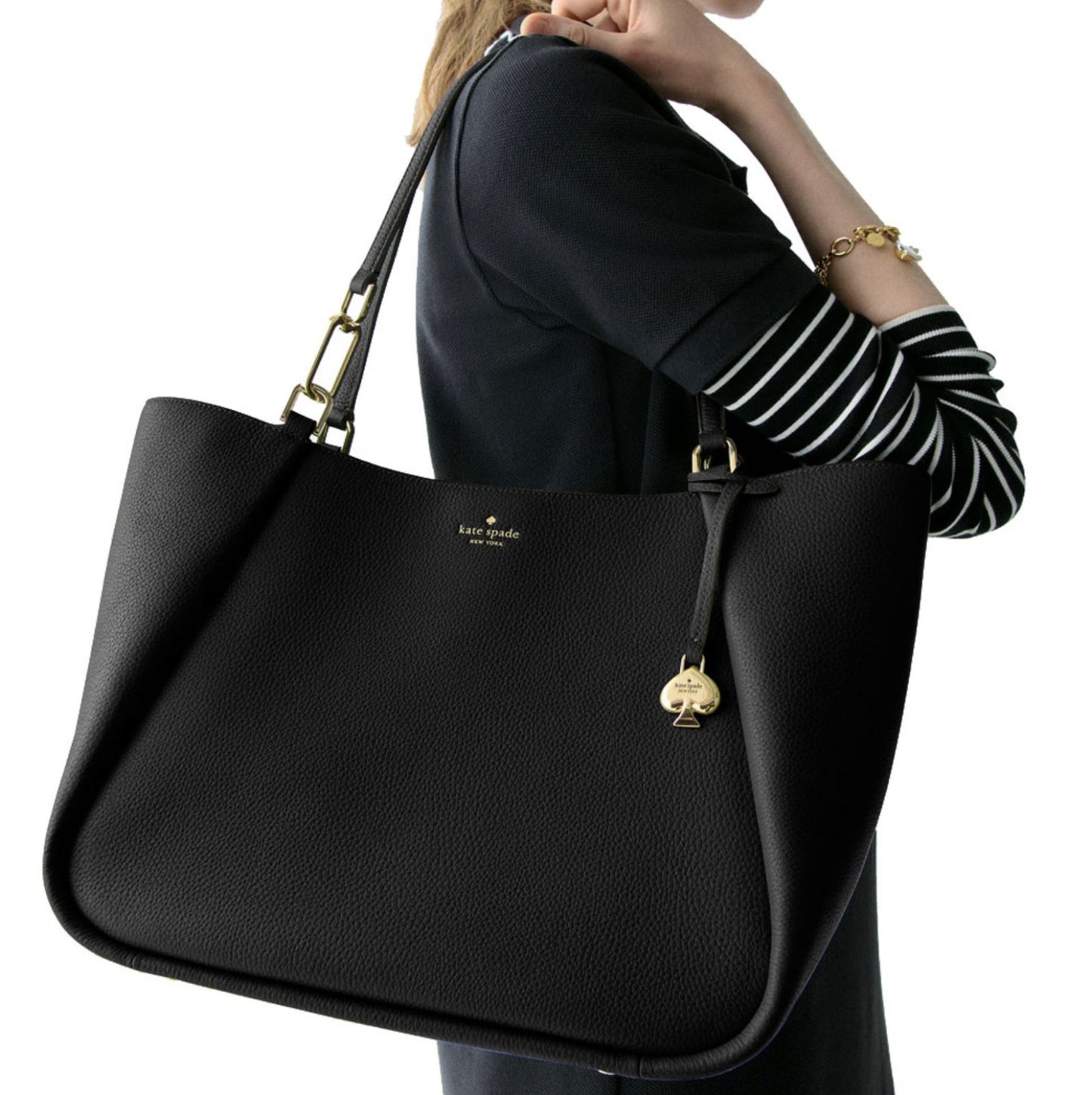 ORIG & IMPORTED KateSpade KS Kayla Large Tote Black Bag