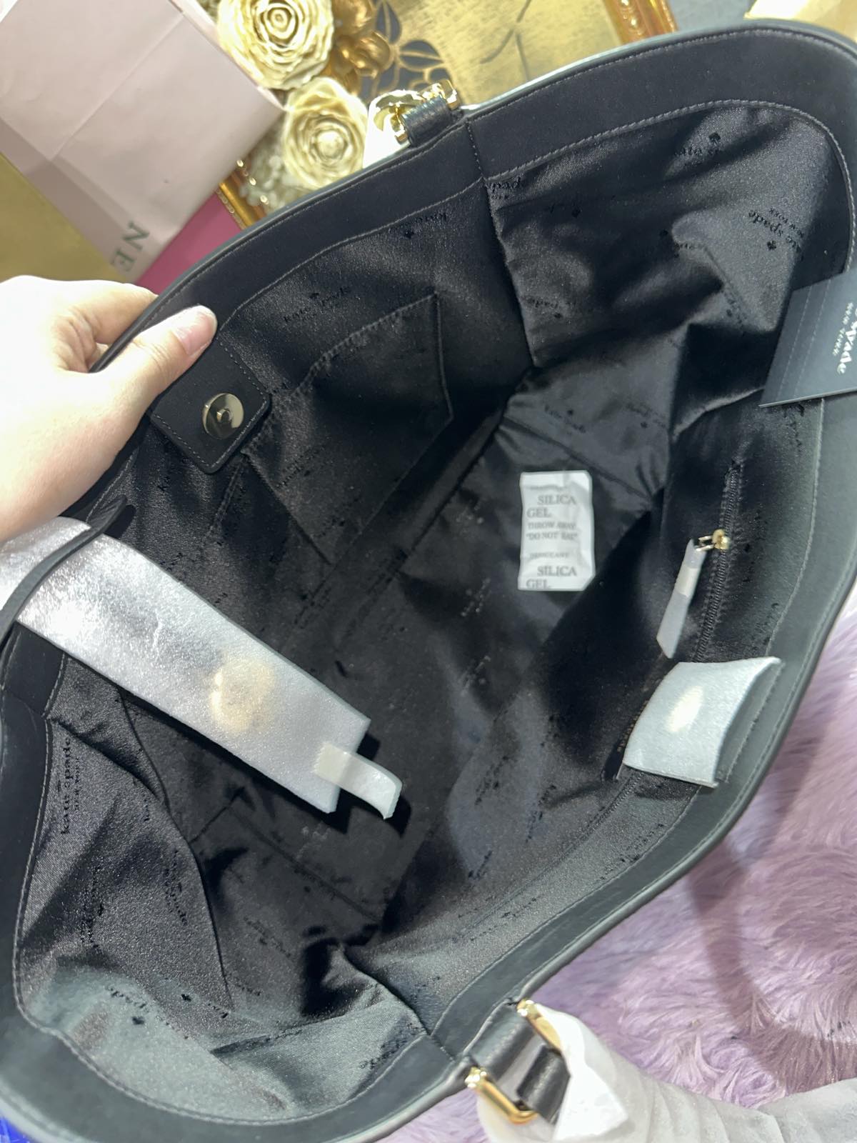 ORIG & IMPORTED KateSpade KS Kayla Large Tote Black Bag