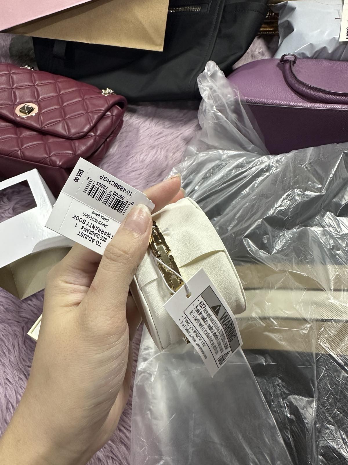 ORIG & IMPORTED Anne Klein AK Gold Small Watch 4898CHGB