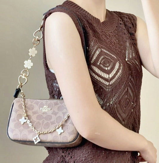 ORIG & IMPORTED Coach Nolita 19 Small Bag in Tan Brown/Black