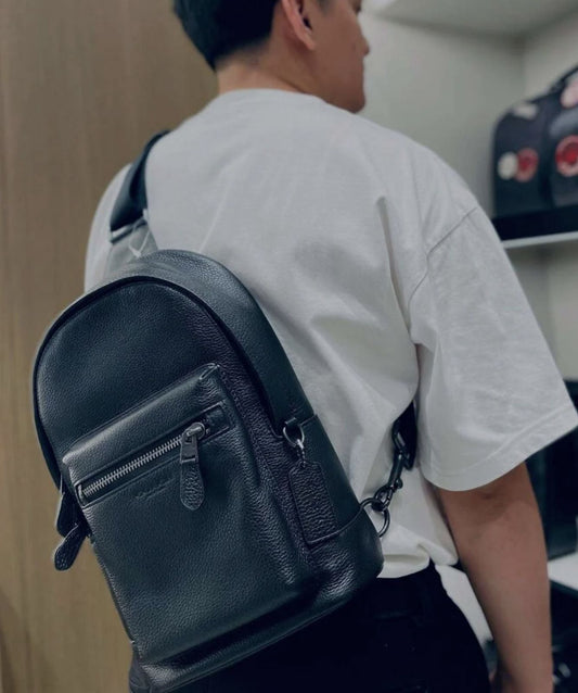 ORIG & IMPORTED Coach West Pack Men Black Body Bag