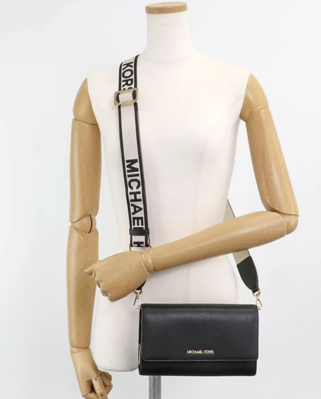 ORIG & IMPORTED MK Jet Set Phone Wallet Small Crossbody Bag Brown/Black/Ombre