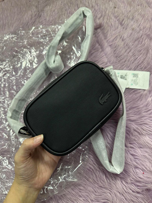 ORIG & IMPORTED Lacoste Daily Lifestyle Shoulder Mini Beige/Black Bag