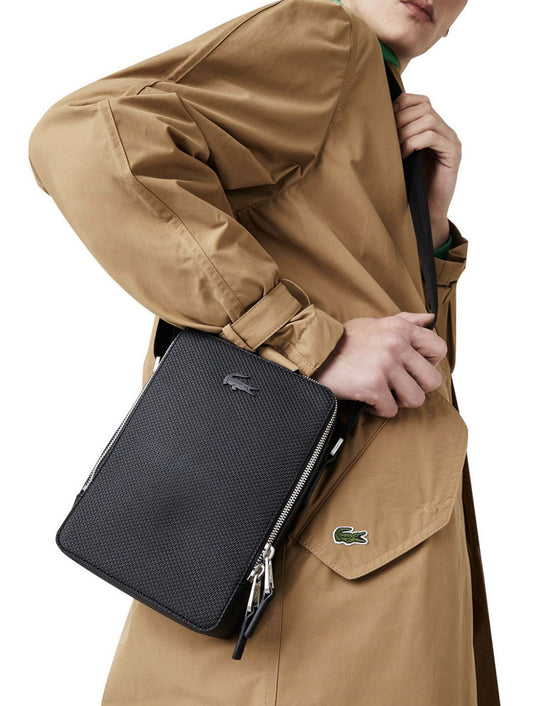 ORIG & IMPORTED Lacoste Chantaco Black Vertical Men Bag