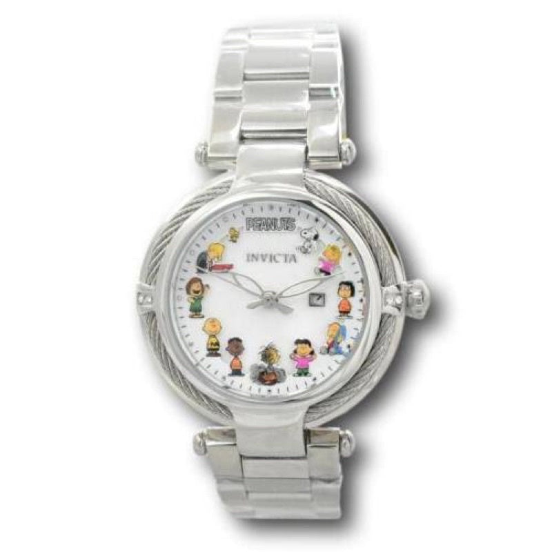 AUTHENTIC Invicta Character Collection Snoopy STEEL Women's Watch Moth –  Grandeur Store