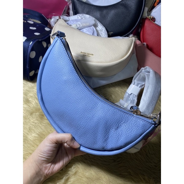 SALE! ❤️ AUTHENTIC KateSpade KS smile small crossbody shoulder bag BLUE RETAIL