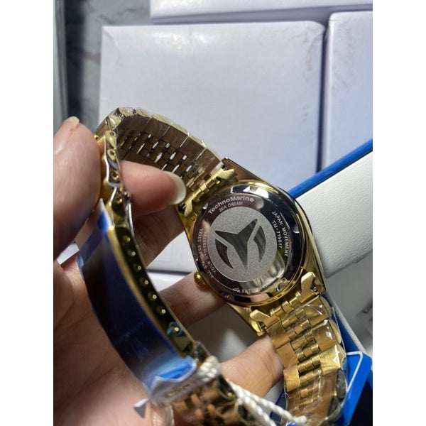 AUTHENTIC TechnoMarine Sea Dream Women's Watch - 38mm, Gold (TM-719019)
