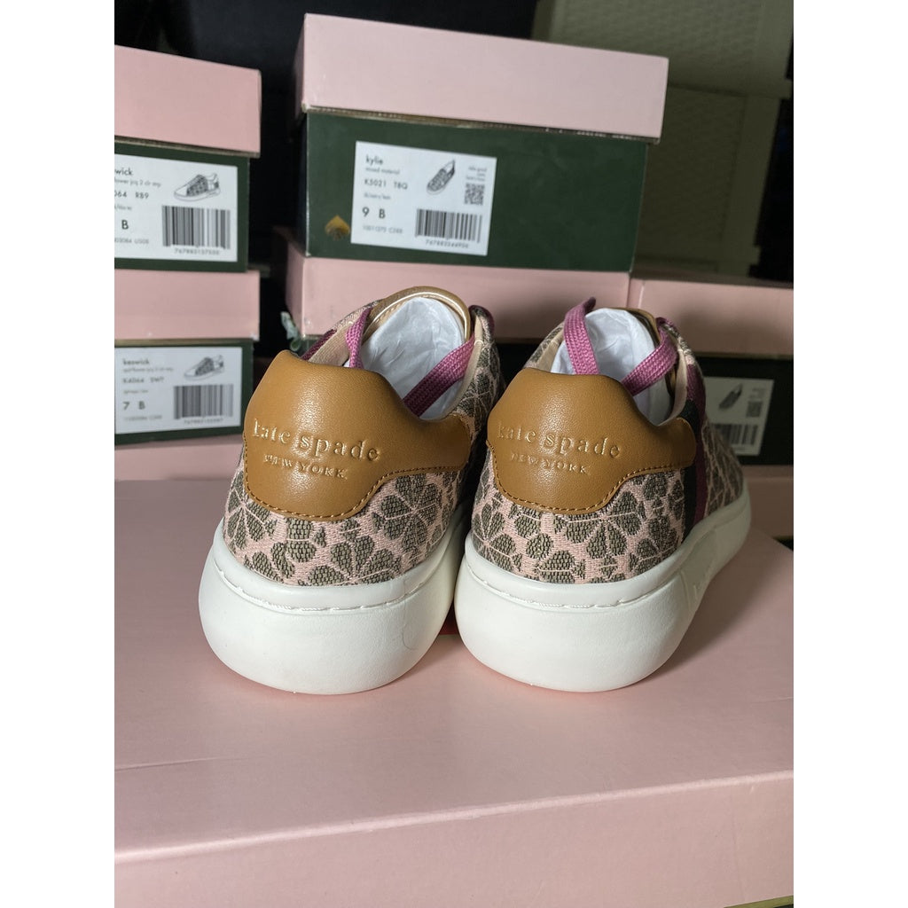 SALE! ❤️ AUTHENTIC KateSpade KS spade flower jacquard keswick sneakers shoes