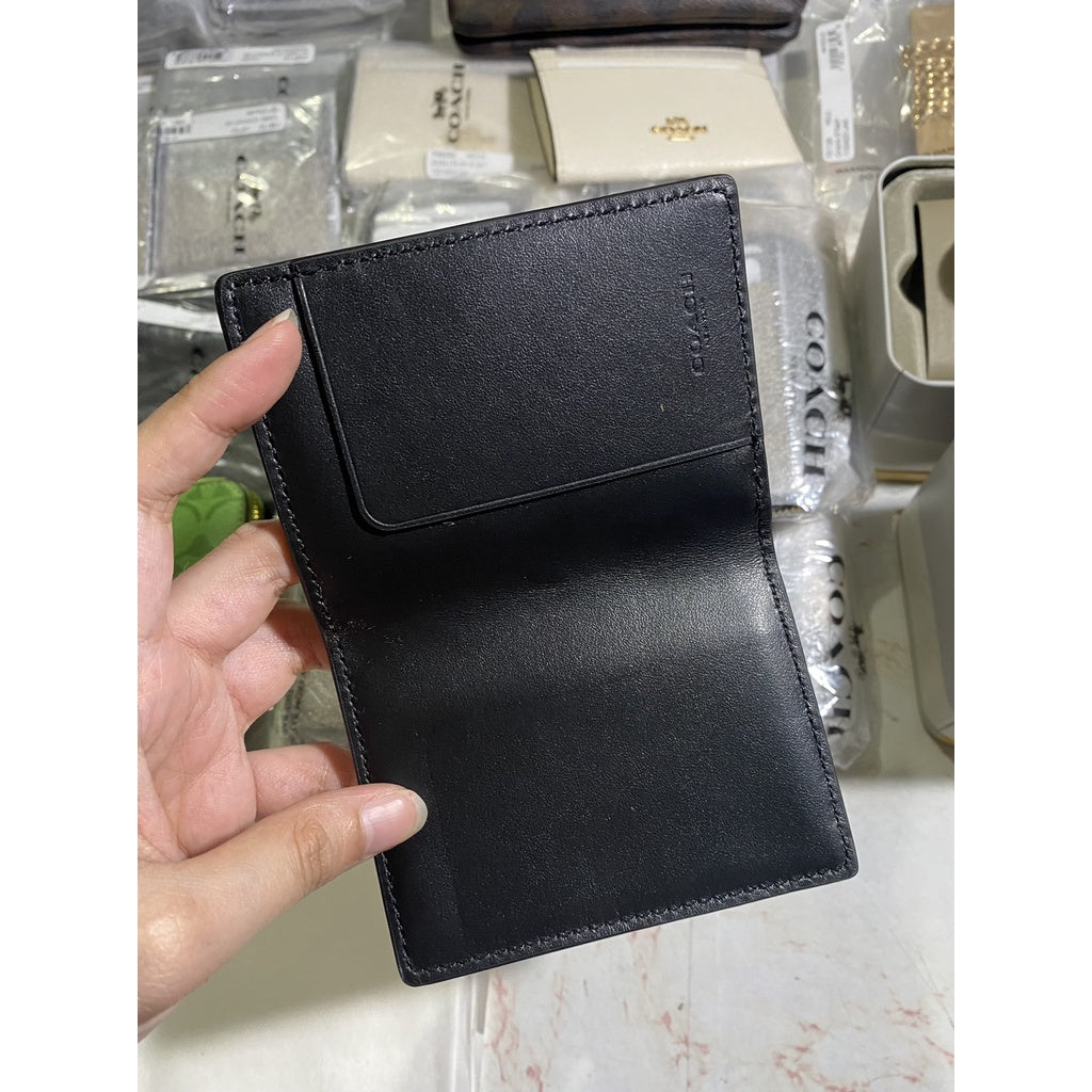 AUTHENTIC/ORIGINAL COACH Magnetic Card Case Wallet for Men Unisex