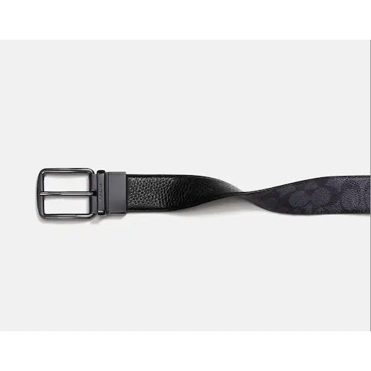 AUTHENTIC COACH Modern Harness Cut To Size Reversible Belt for Men In Signature Canvas