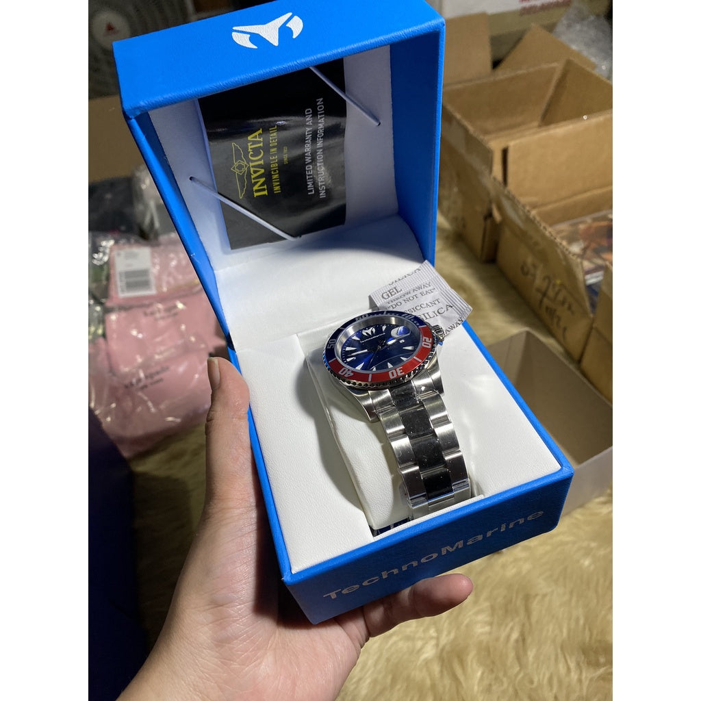 AUTHENTIC TechnoMarine Manta Sea Men Watch - 42mm, Steel (TM-220119) BROKEN BOX
