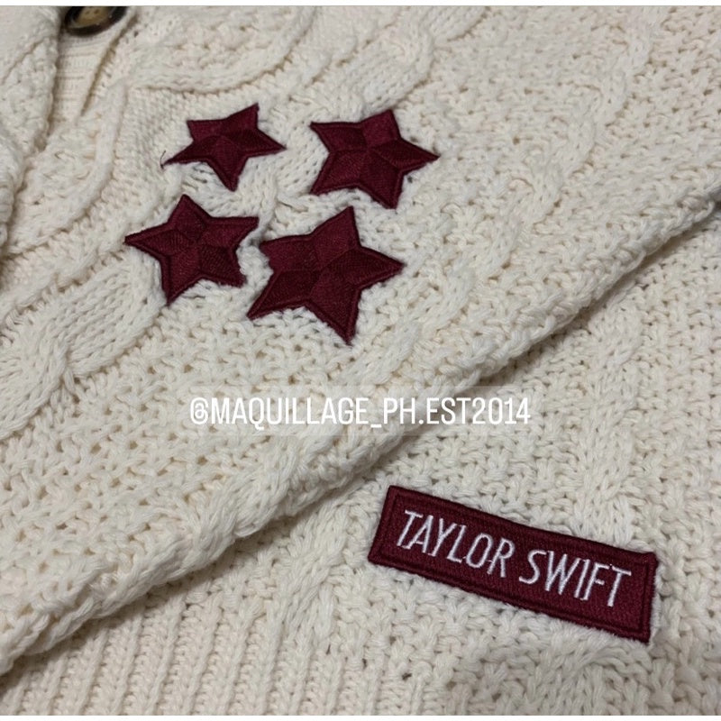 SALE! ❤️AUTHENTIC/ORIGINAL CARDIGAN FOLKLORE / RED OFFICIAL MERCH ORIGINAL from TAYLOR SWIFT STORE U