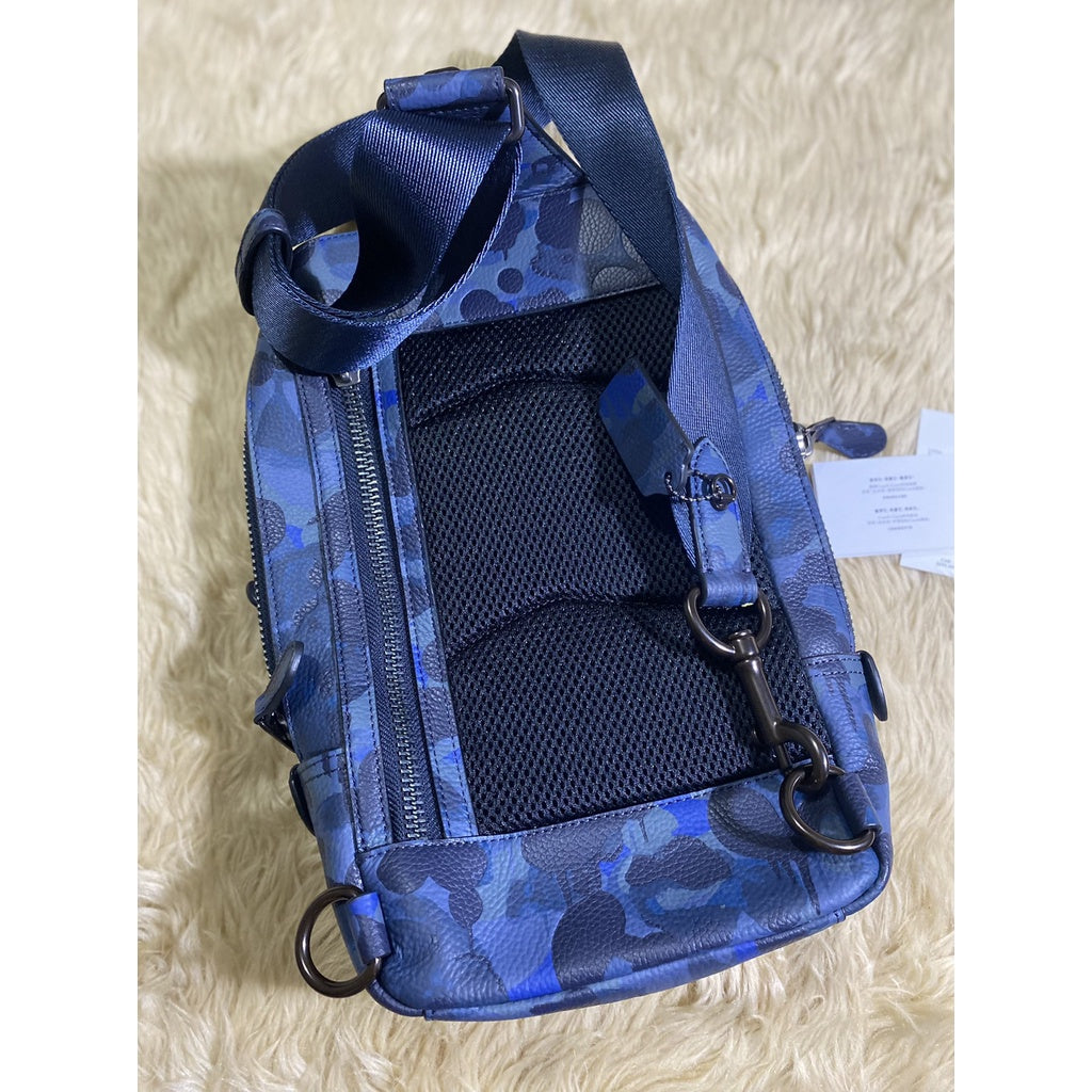 SALE! ❤️ AUTHENTIC Coach Gotham Pack With Camo Print Body Bag for Men