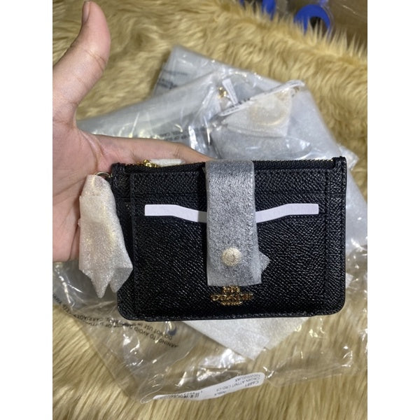 SALE! ❤️ AUTHENTIC Coach Attachment Card Case Card Holder Wallet - BLACK