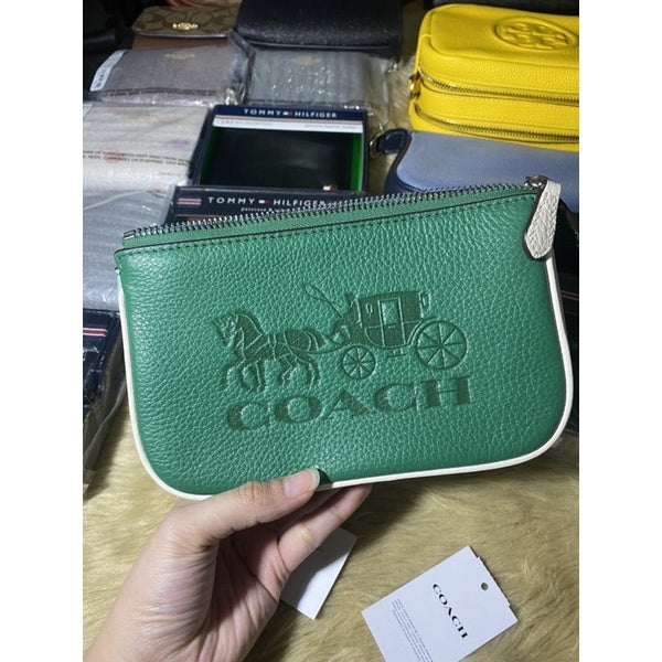 AUTHENTIC Coach Nolita 19 Nolita 19 In Colorblock With Horse And Carriage GREEN