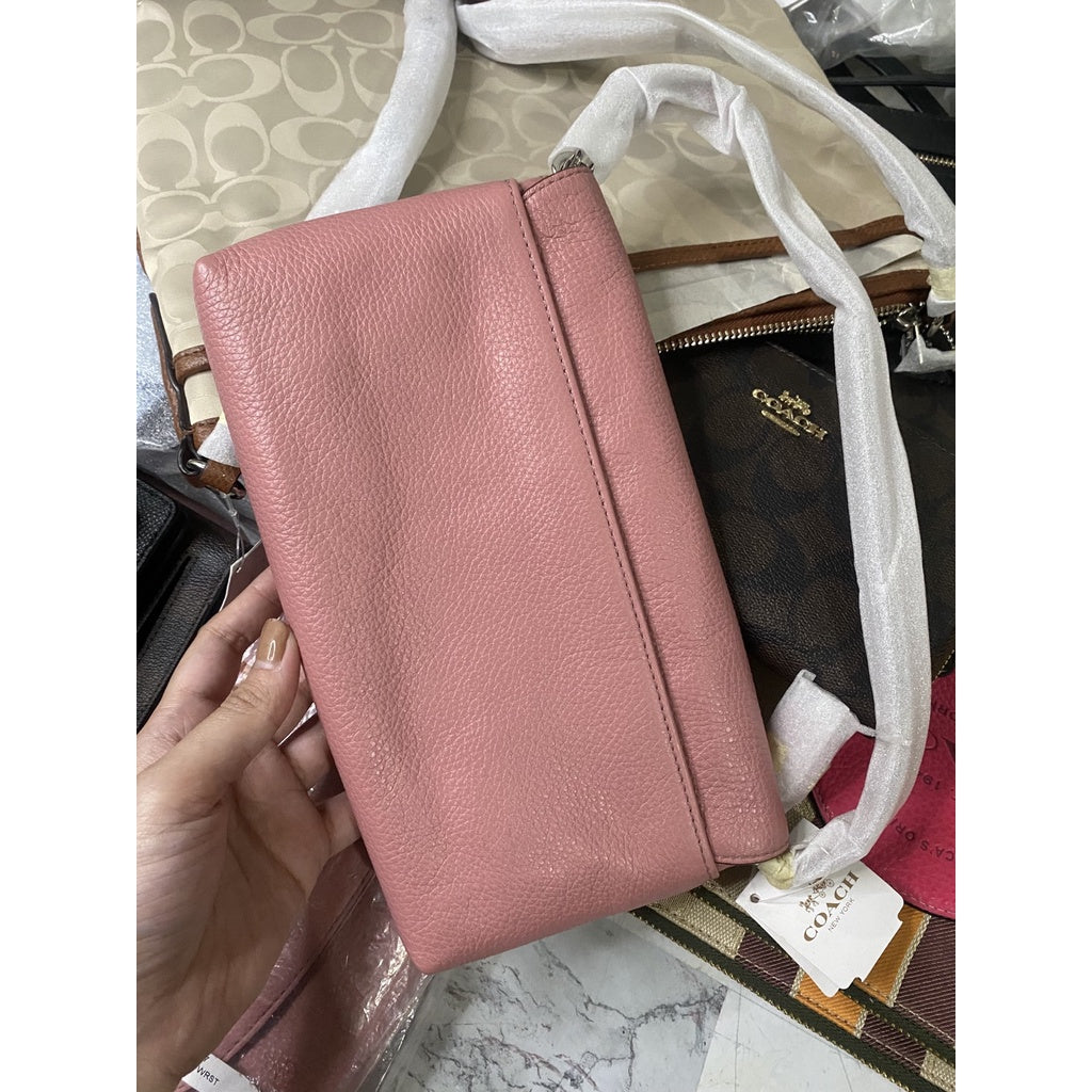 SALE! ❤️ AUTHENTIC/ORIGINAL COACH PARK LARGE FLAP WRISTLET SHOULDER KILIKILI BAG PINK