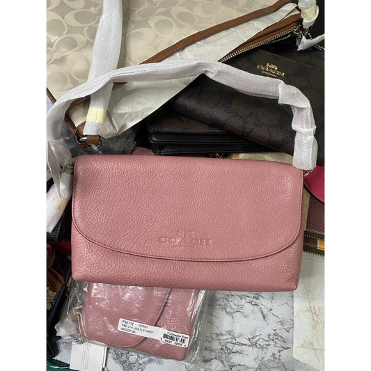 SALE! ❤️ AUTHENTIC/ORIGINAL COACH PARK LARGE FLAP WRISTLET SHOULDER KILIKILI BAG PINK