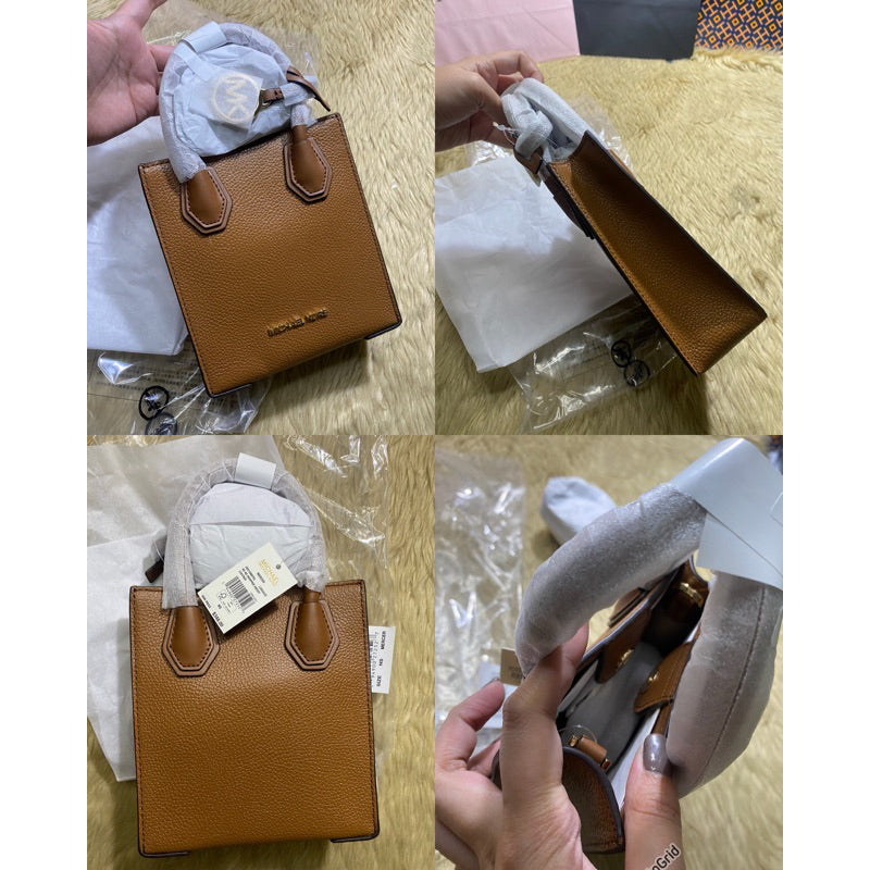 SALE! ❤️ AUTHENTIC/ORIGINAL Michael K0rs MK Mercer Extra-Small Mini Shopper Leather Crossbody Bag