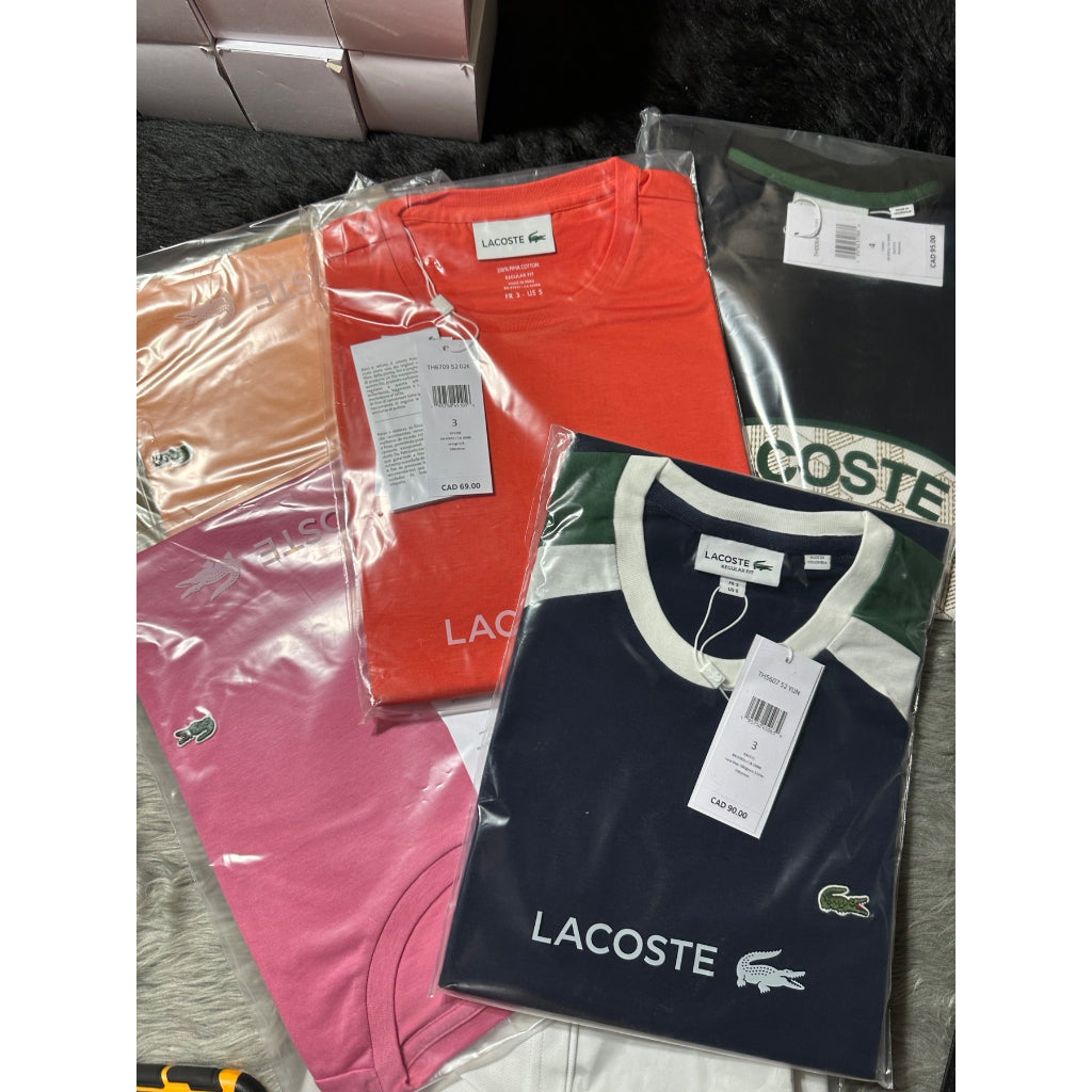 AUTHENTIC/ORIGINAL Lacoste Cotton Shirts Men/Women Unisex