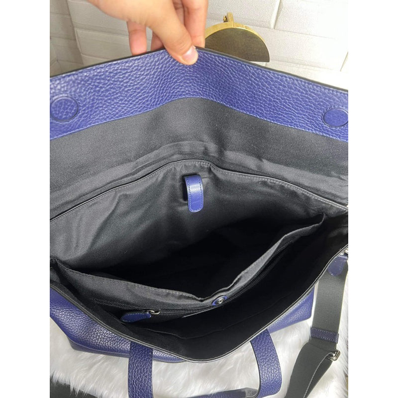 AUTHENTIC/ORIGINAL Coach Preloved Hamilton Portfolio Brief Laptop Men’s Bag Blue