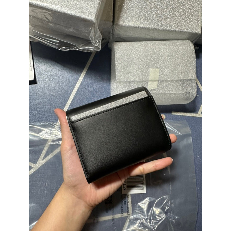 AUTHENTIC/ORIGINAL KateSpade Audrey Trifold Small Wallet in Black