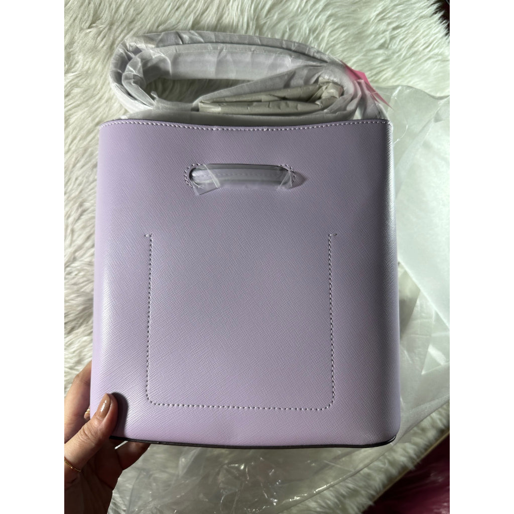 AUTHENTIC/ORIGINAL KateSpade KS Sadie Bucket Bag in Purple Lilac Frost