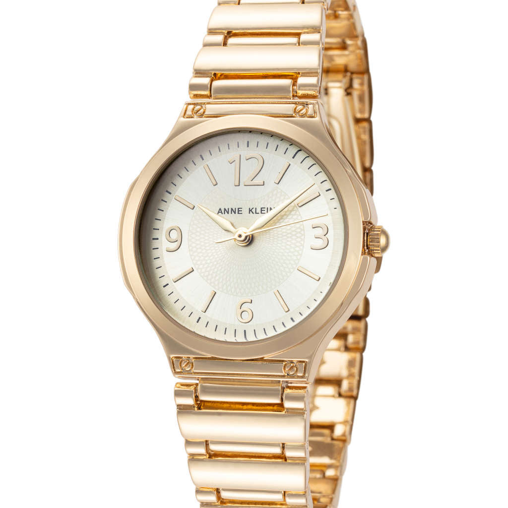 AUTHENTIC/ORIGINAL Anne Klein Women's Bracelet Gold Watch AK/3812CHGB