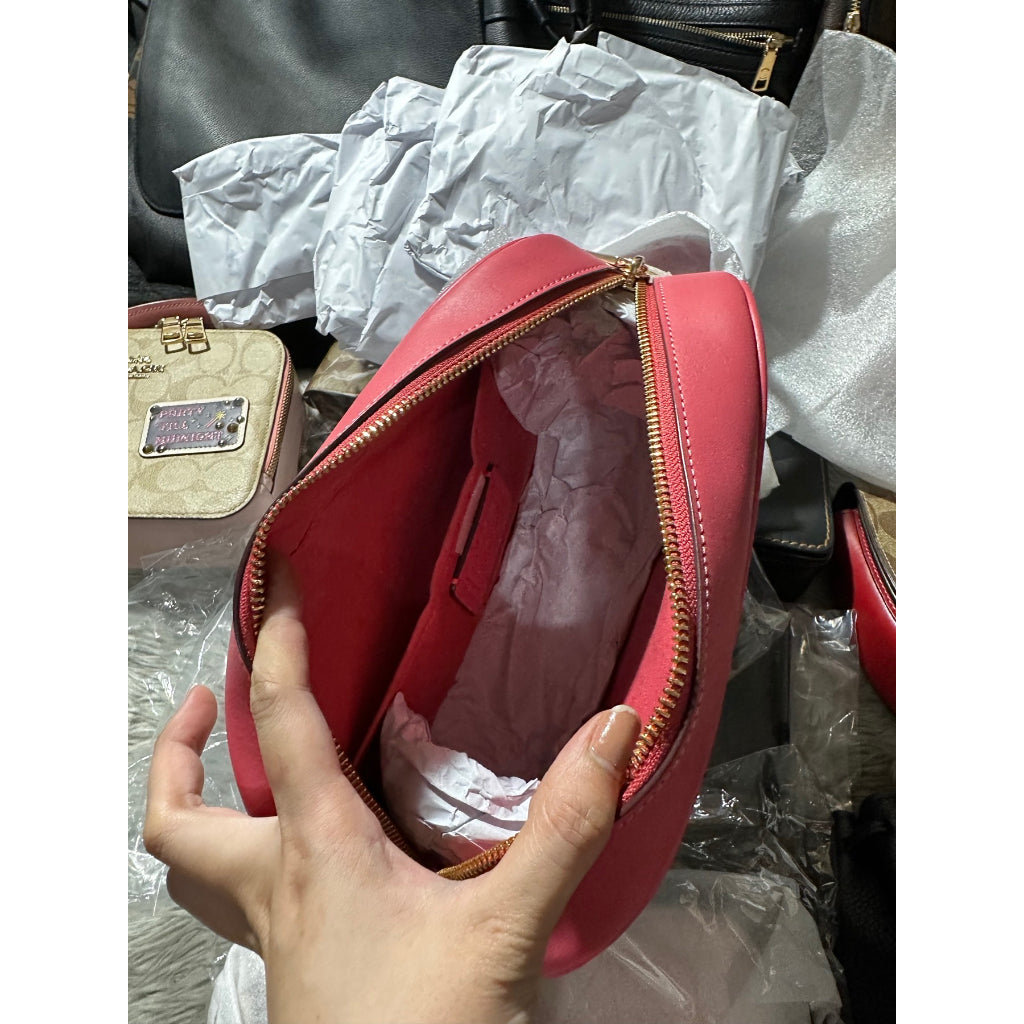 AUTHENTIC/ORIGINAL Coach Jamie Camera Bag in Brown Watermelon