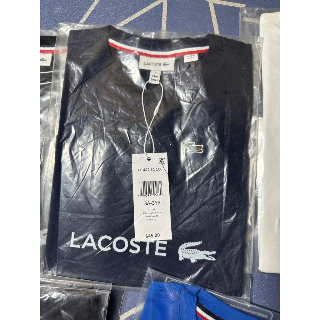 AUTHENTIC/ORIGINAL Lacoste Cotton Shirts for Boys Kids/Toddler