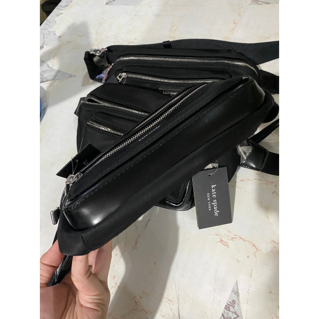 SALE! ❤️ AUTHENTIC/ORIGINAL KateSpade Retail Sam Icon Nylon Medium Belt Bag Black