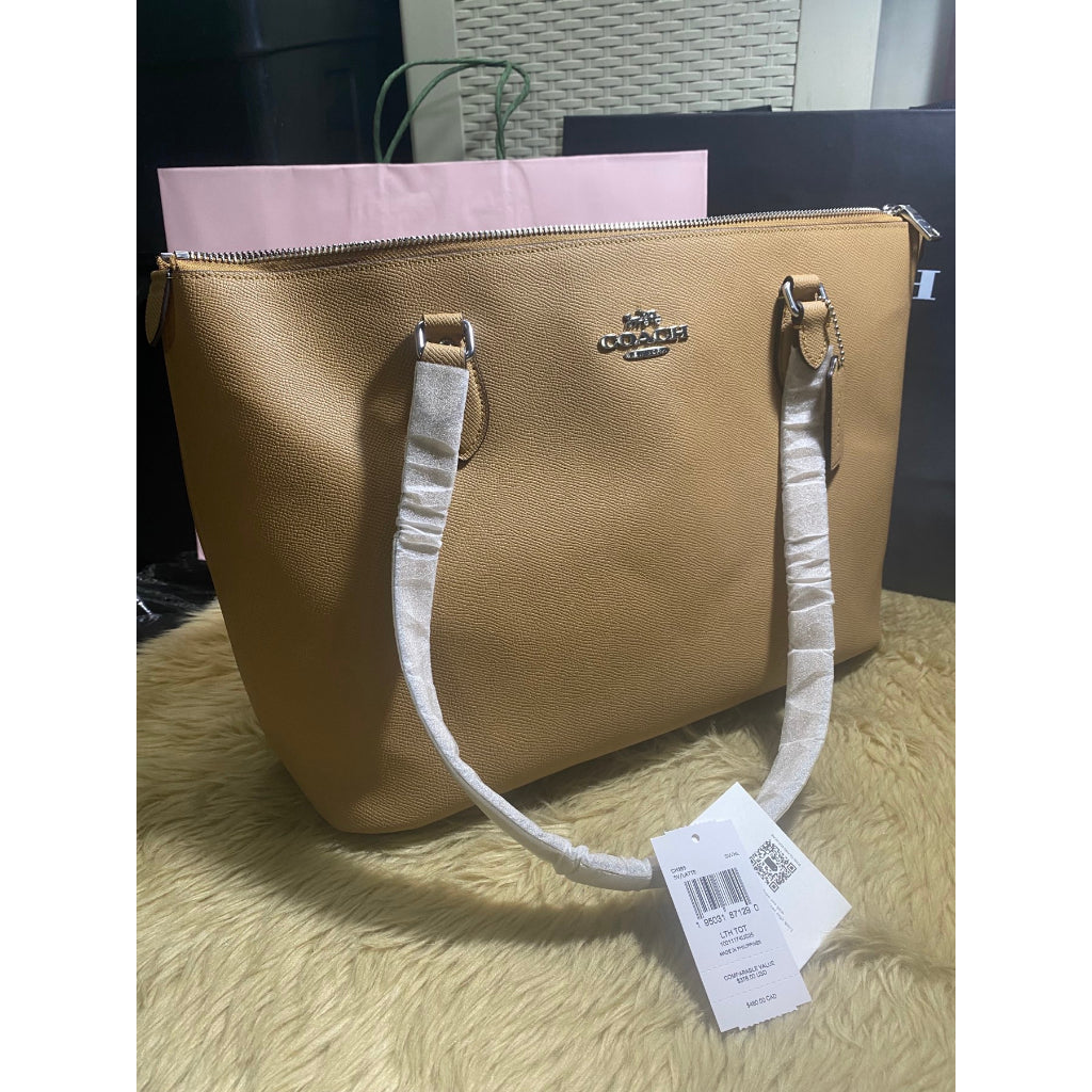 SALE! ❤️ AUTHENTIC/ORIGINAL Coach Gallery Tote Bag in Beige Latte