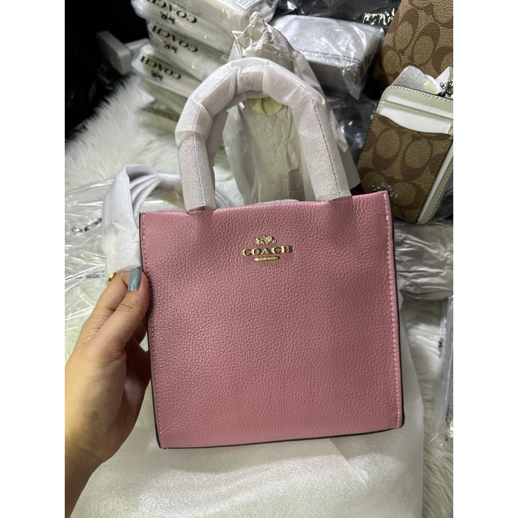 AUTHENTIC/ORIGINAL COACH Mini Cally Crossbody Bag in True Pink