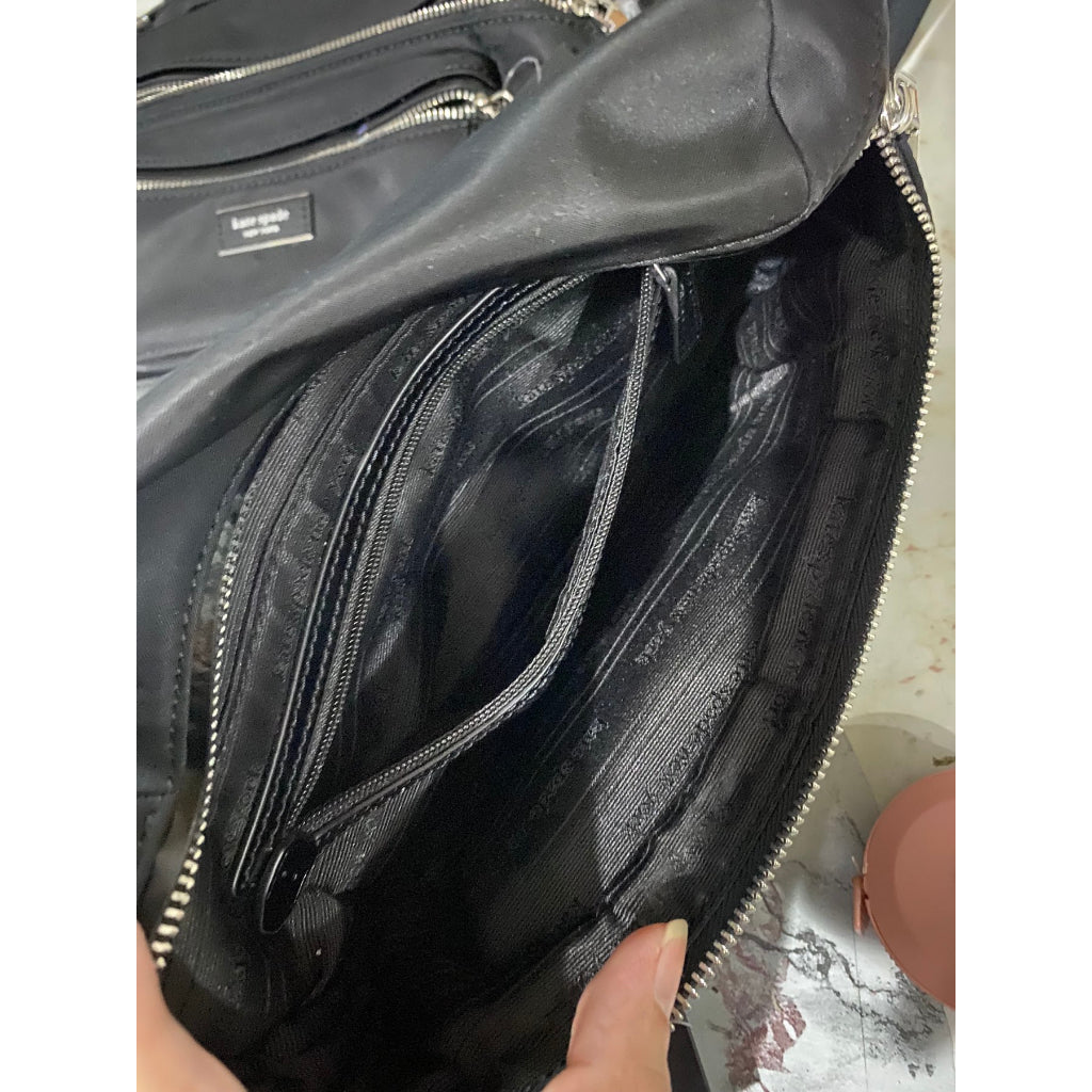 SALE! ❤️ AUTHENTIC/ORIGINAL KateSpade Retail Sam Icon Nylon Medium Belt Bag Black