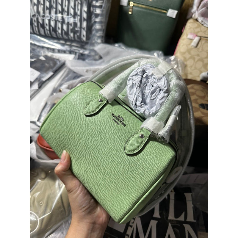 AUTHENTIC/ORIGINAL COACH Mini Rowan Crossbody Bag in Green/PALE PISTACHIO